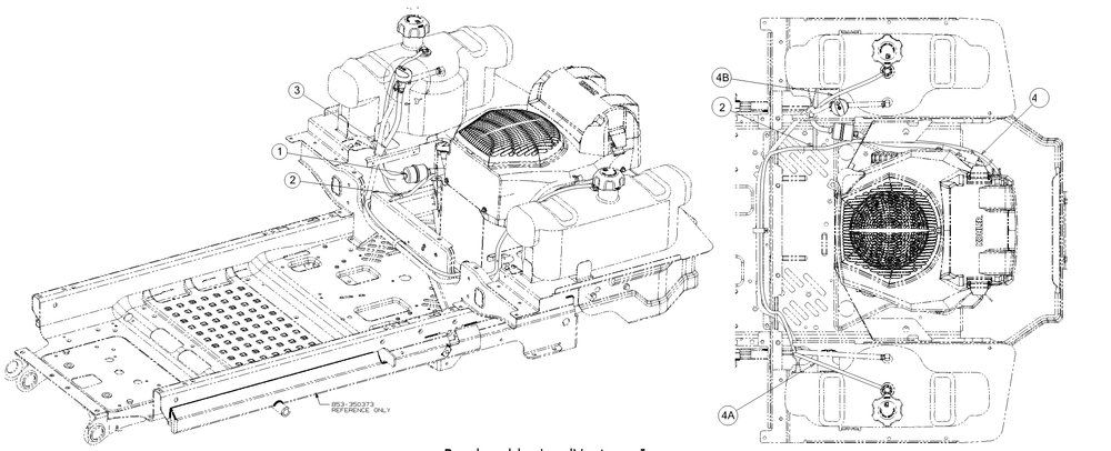 Fuel Hose Diagram and Parts List for Z-FORCELE60KH (17ATDAGD009)(2017) Cub Cadet Lawn Tractor